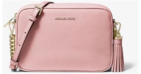 michael kors ginny purse|Amazon.com: Michael Kors Ginny Leather Crossbody Bag.